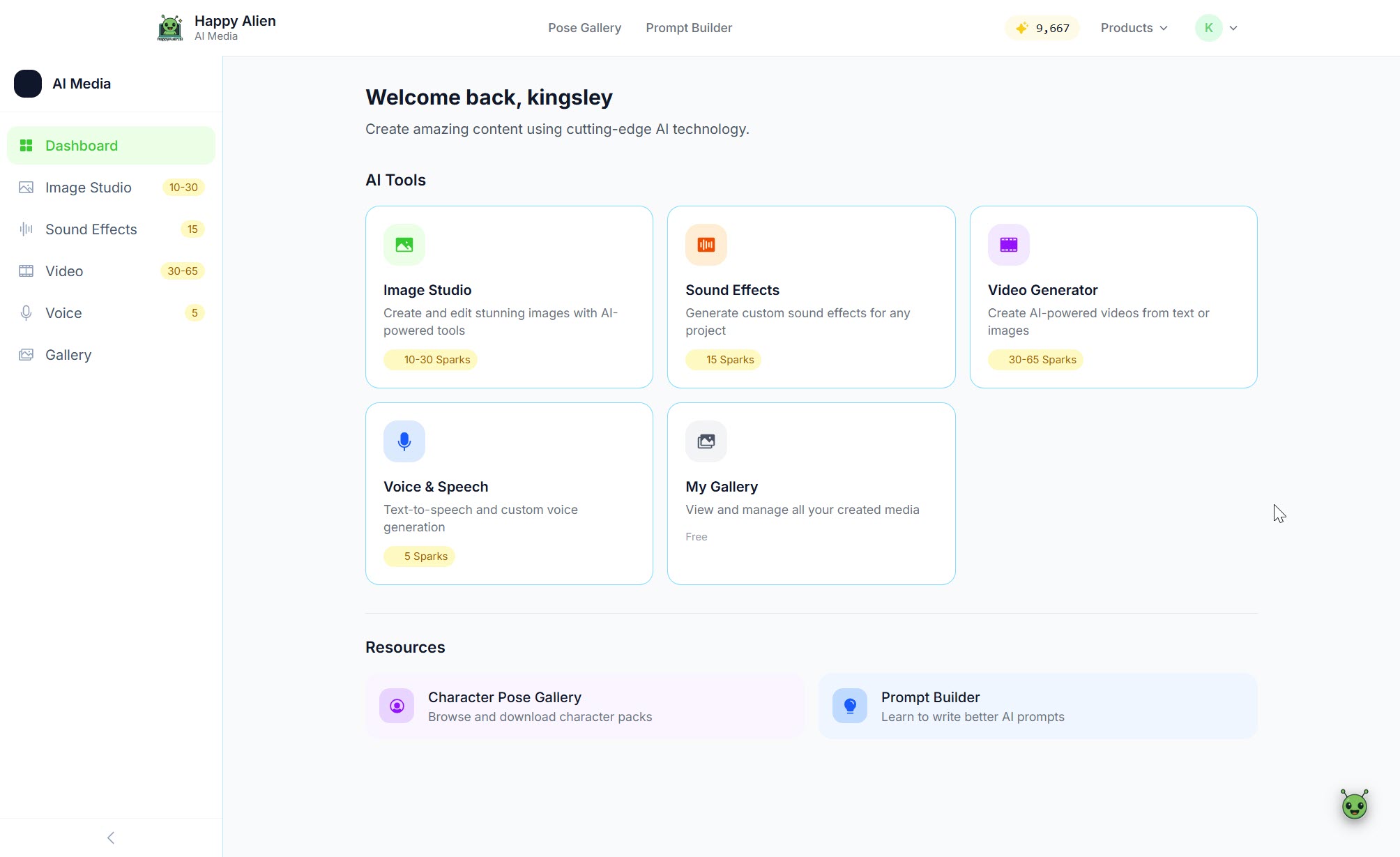 AI Media Studio - Generate images, audio, video, and interactions